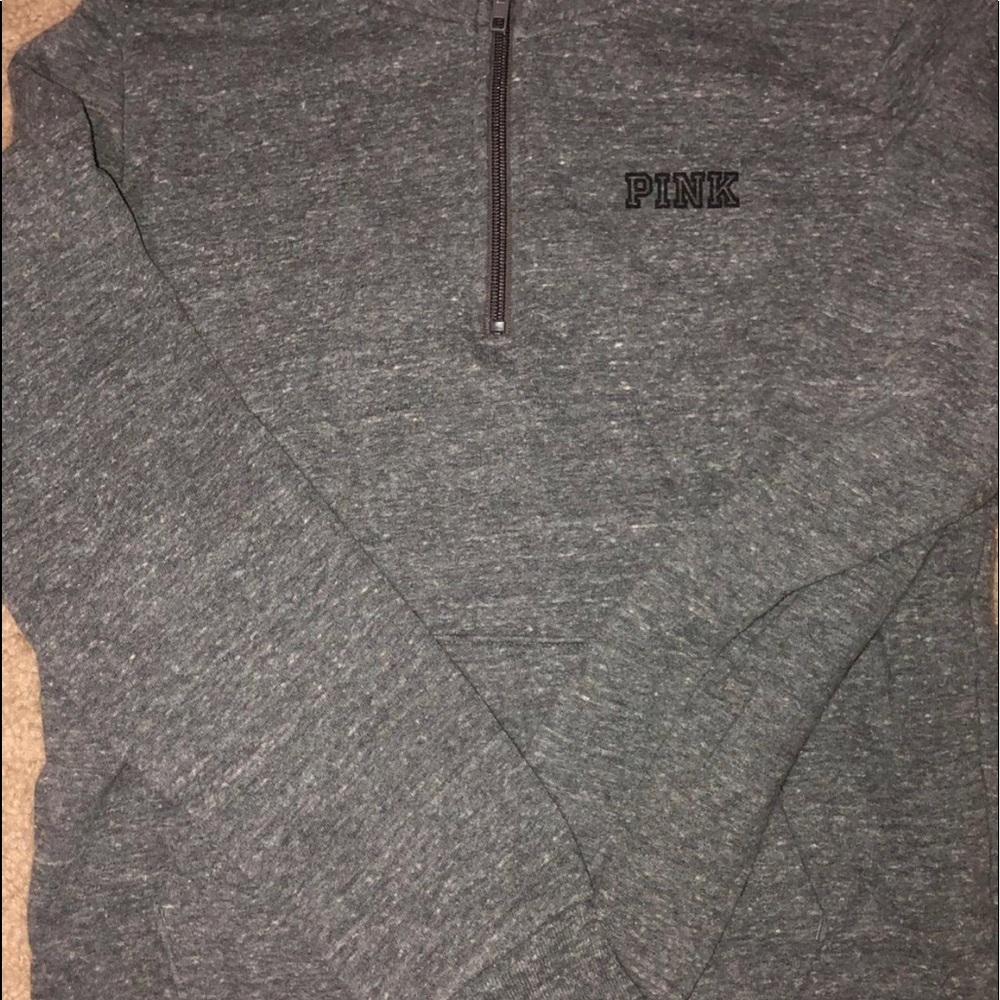 victorias secrect half zip pullover
